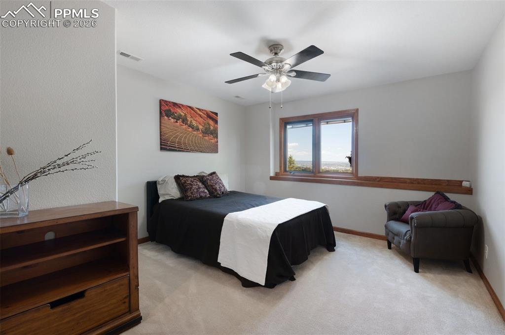 Garden Level Window In The Spacious Bedroom 3