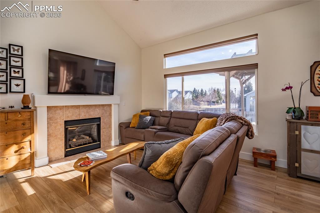 Cozy up to the fire on COLD days!  Sunlight helps.