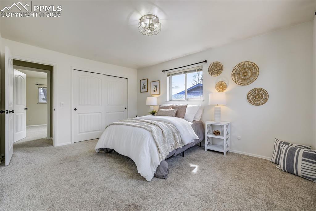 Primary suite with new carpet