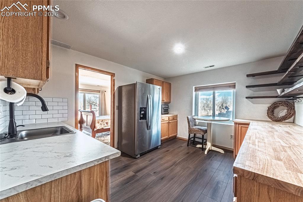 Kitchenette in basement