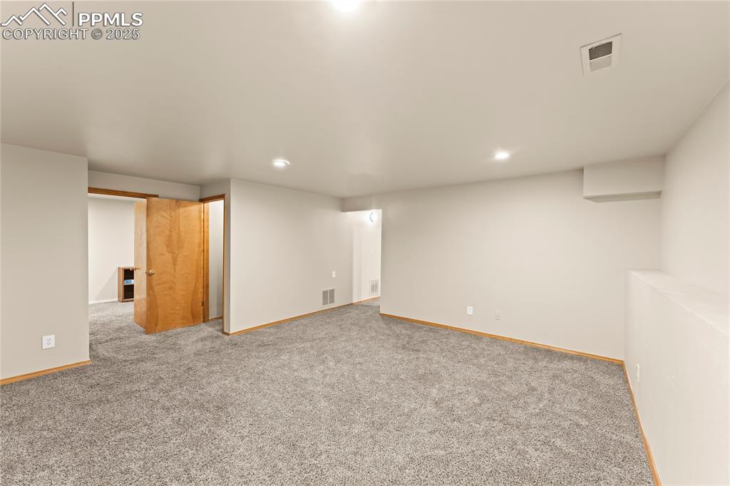 Basement family room