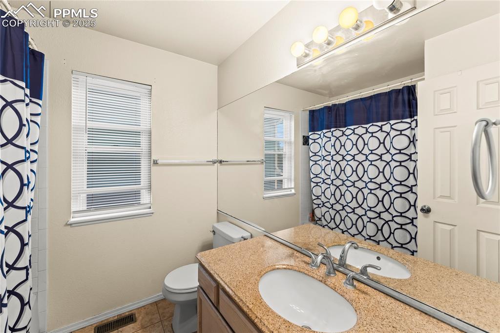 Upper level bathroom