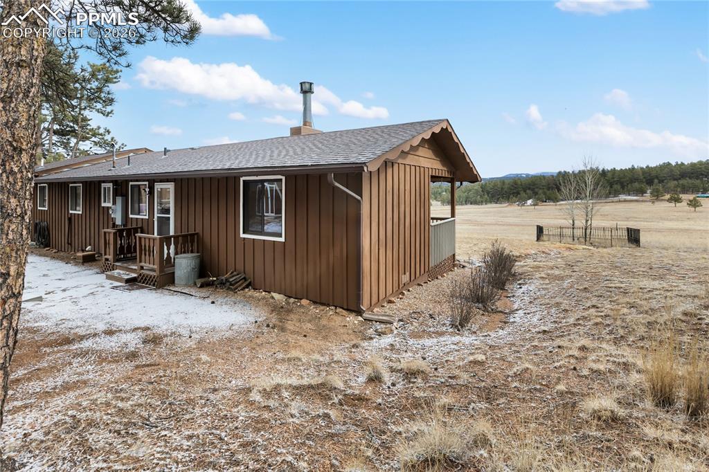 The back of the home!