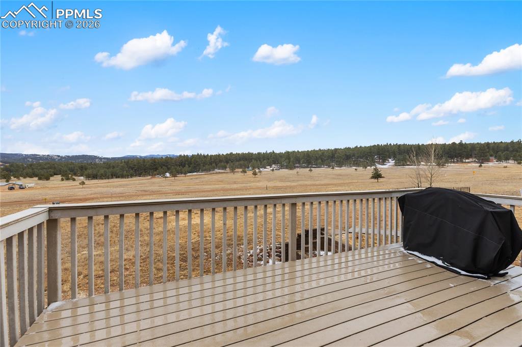 The view from the deck!