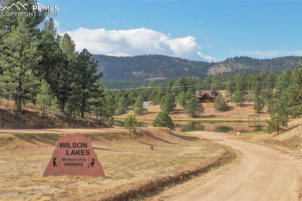 The home has a private, stocked lake with community fishing access!