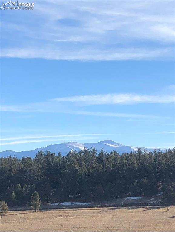 The view of Pikes Peak from the home!