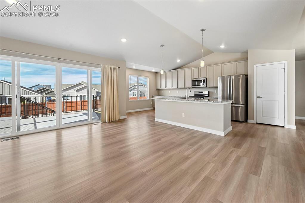 Open concept living!