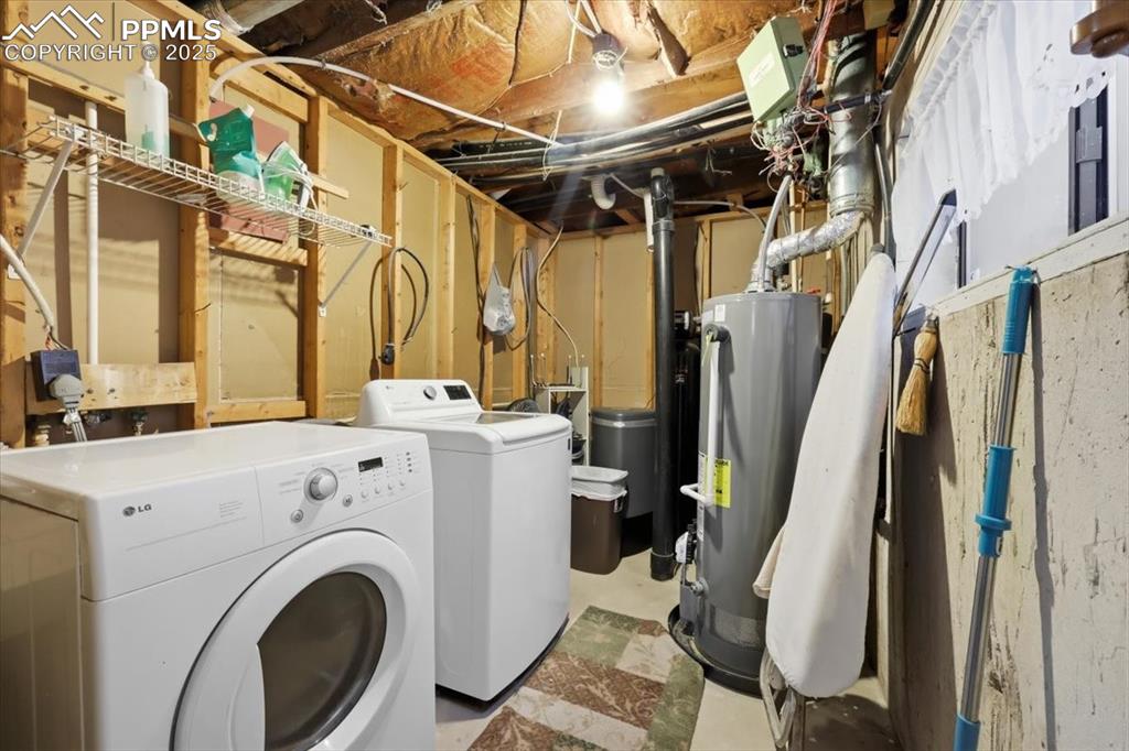 In-law suite laundry room, washer and dryer included