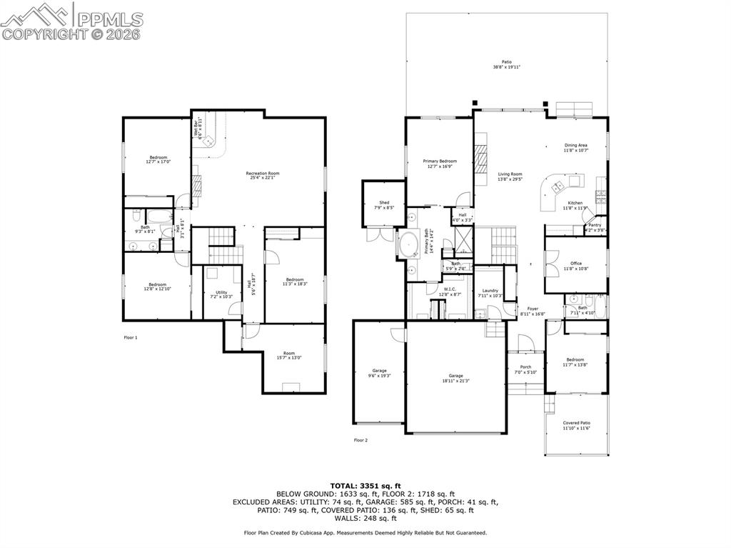 View of floor plan / room layout