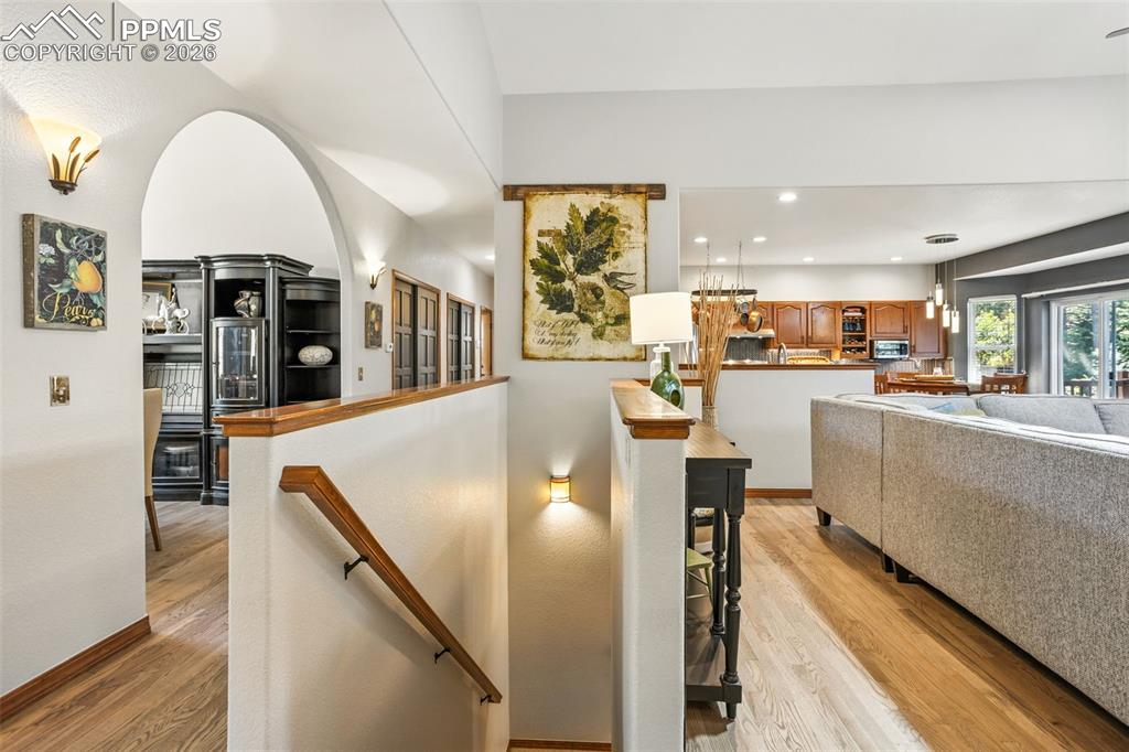 Another whole house awaits down these stairs