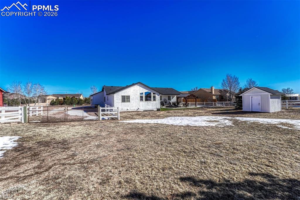 RV or boat parking sits conveniently beside the home, eliminating storage fees and offering an ideal setup for enjoying the Colorado lifestyle