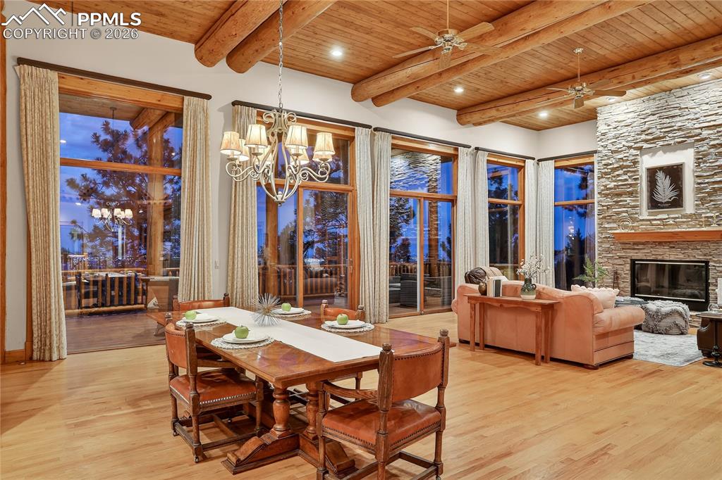 Enjoy evenings indoors or outdoors