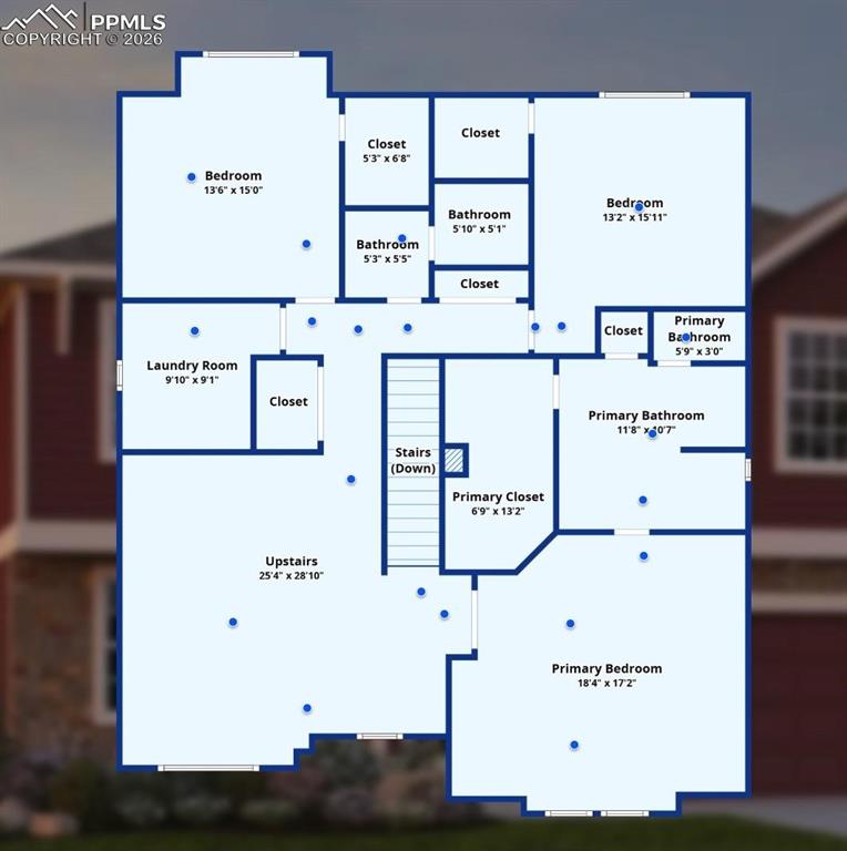 View of home floor plan