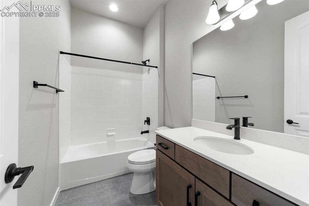 Same floor plan, different house for demonstration 