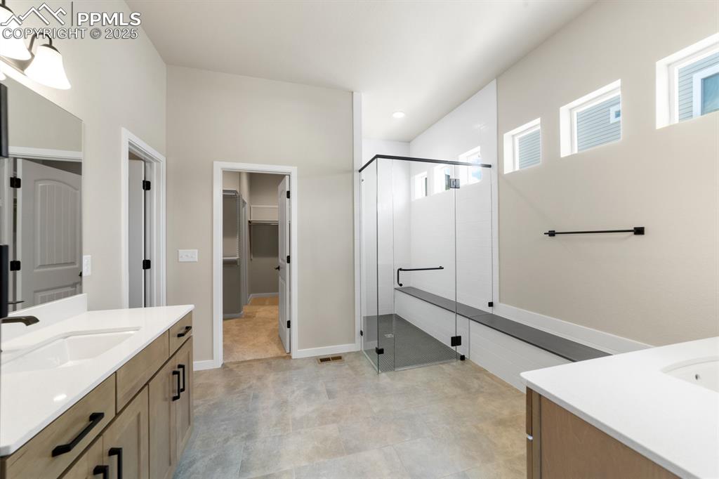 Same floor plan, different house for demonstration 