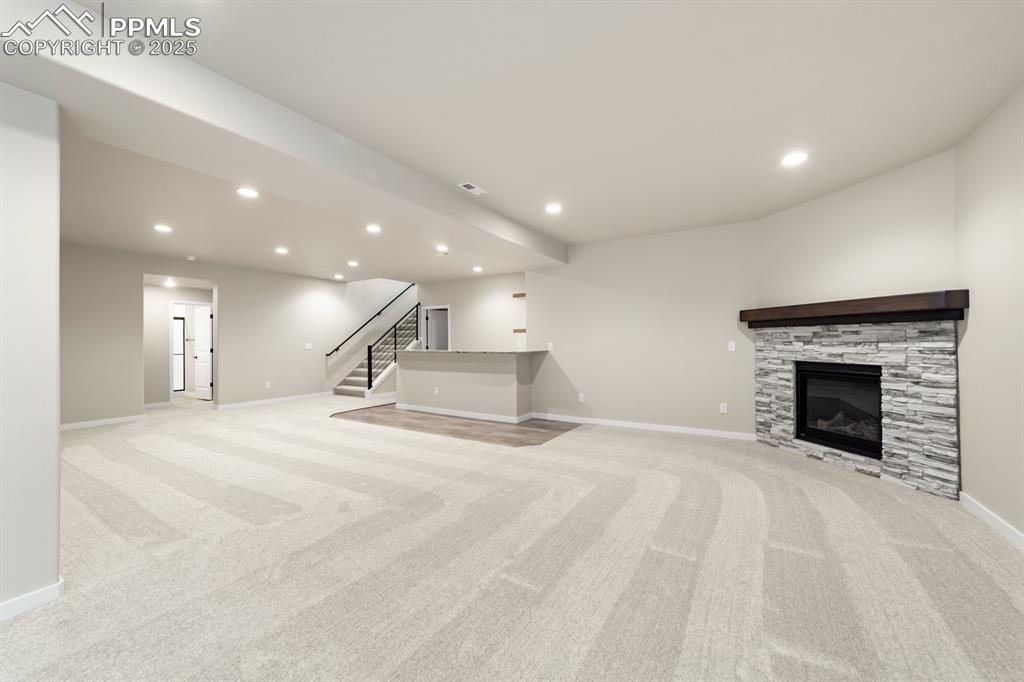 Same floor plan, different house for demonstration 