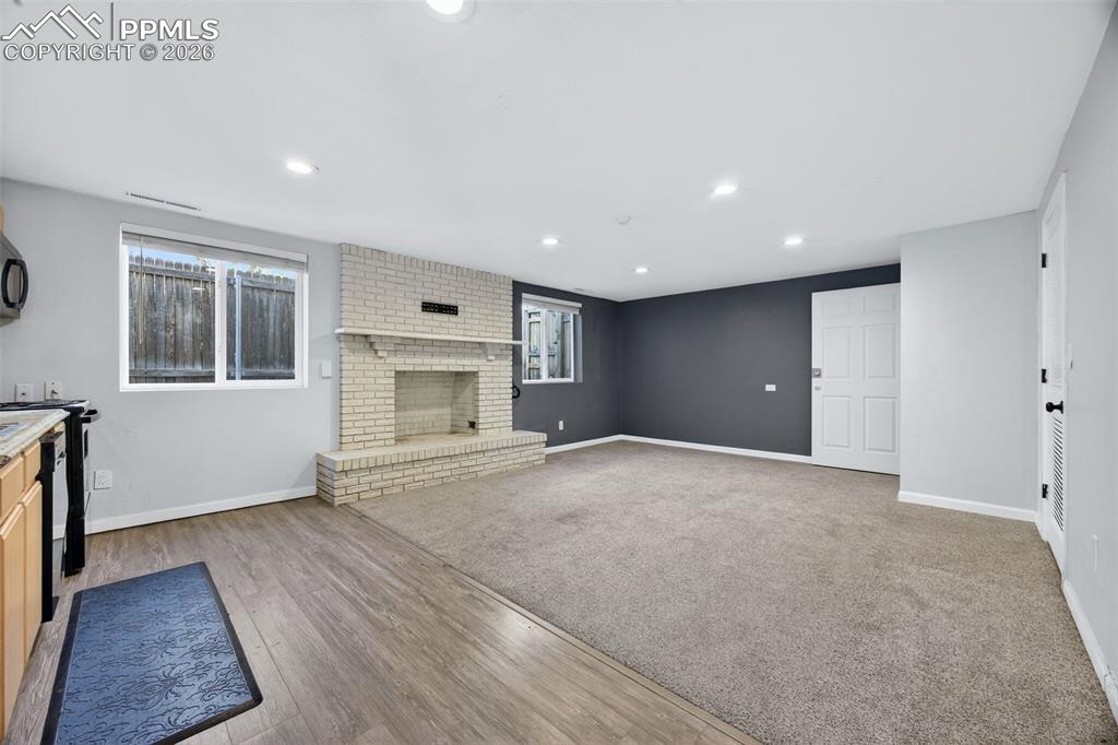 Lower level, own kitchen, bath and bedroom