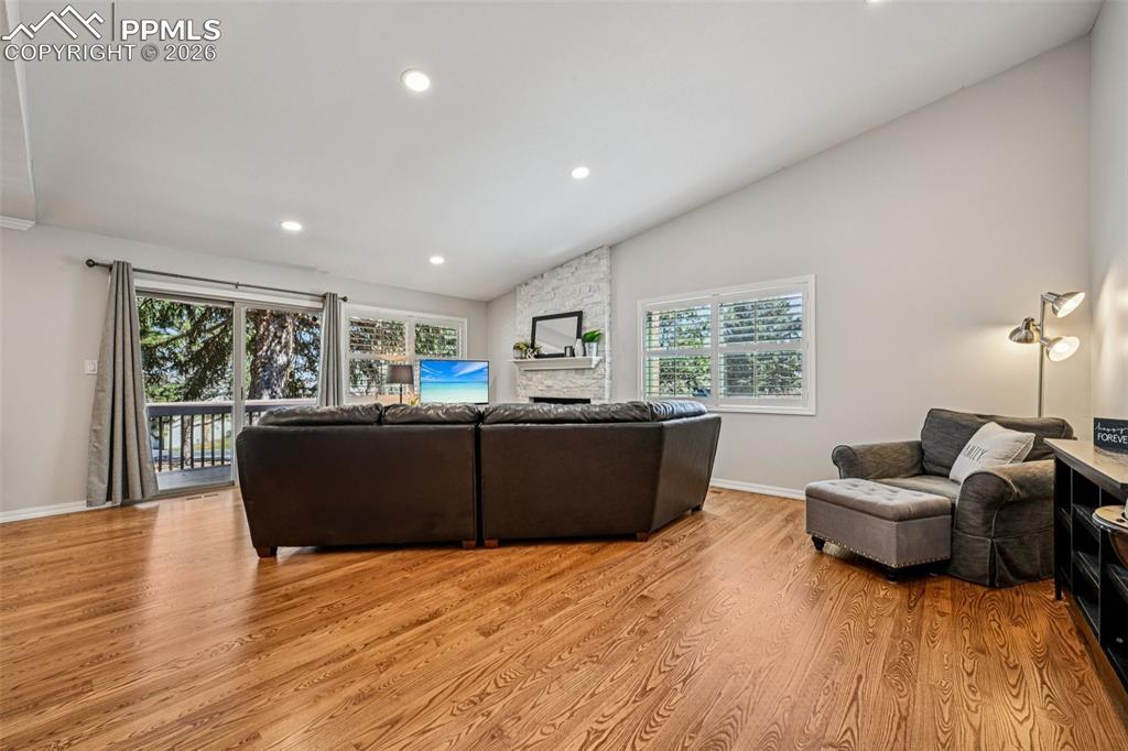 Soaring vaulted ceiling