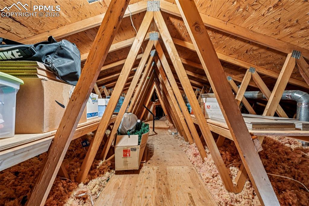 BONUS storage space in the attic!