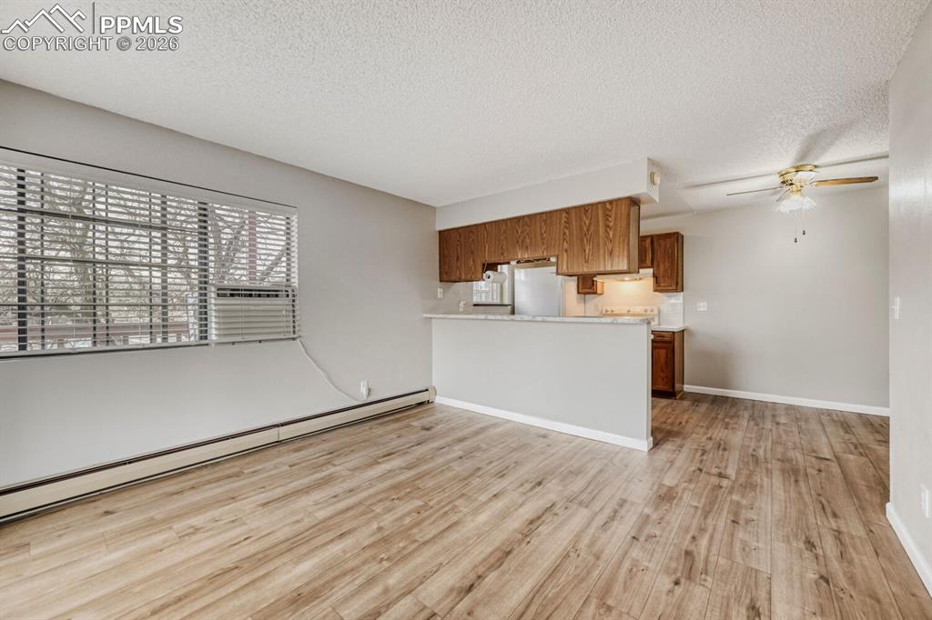 Open to Kitchen with lots of natural light