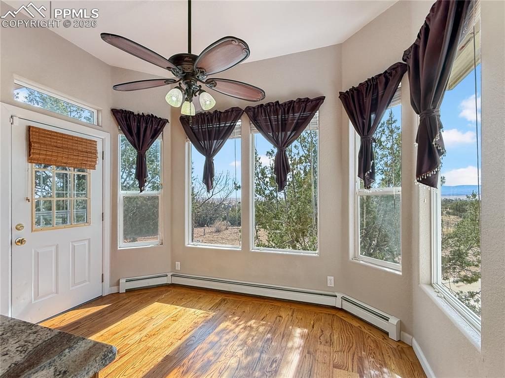 Stove is gas on top and electric for the oven