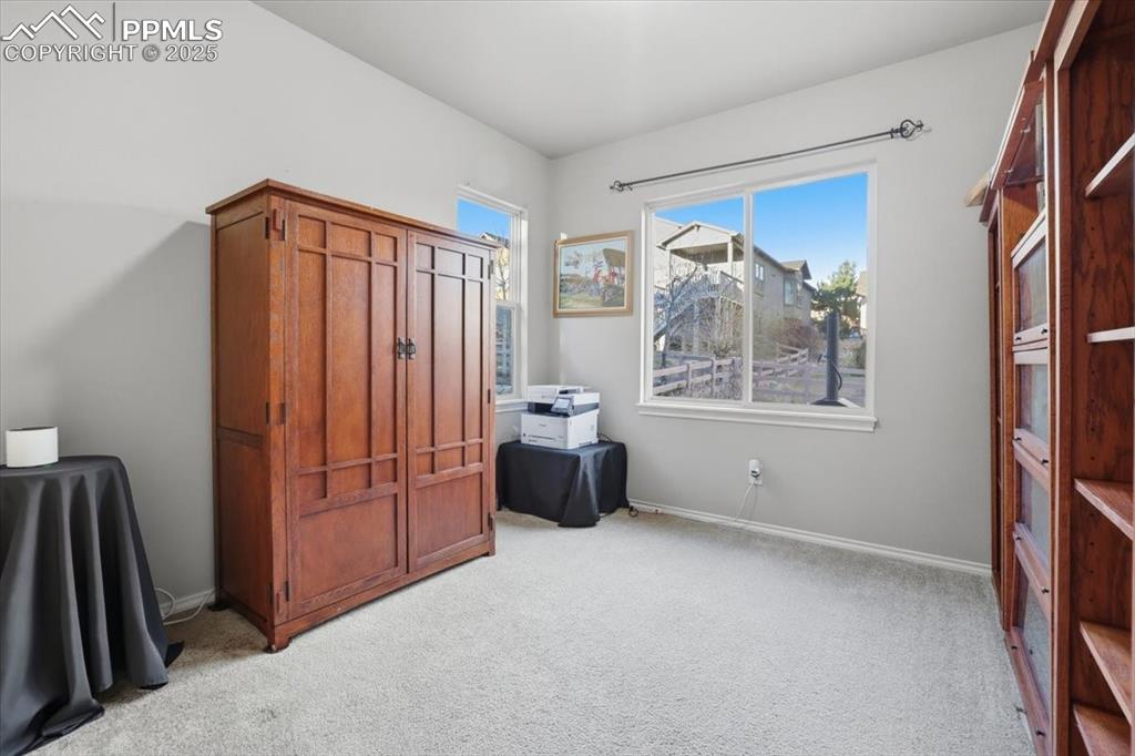 This separate office is located in the back of the main level and could also be used as a bedroom if needed. 