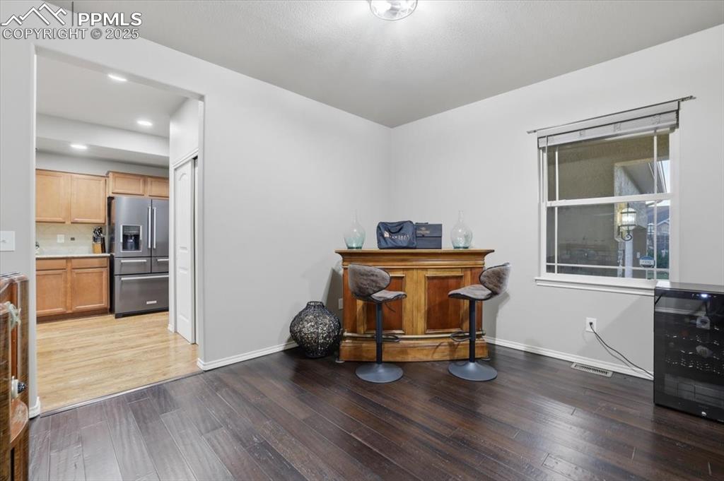 Formal dining room/office