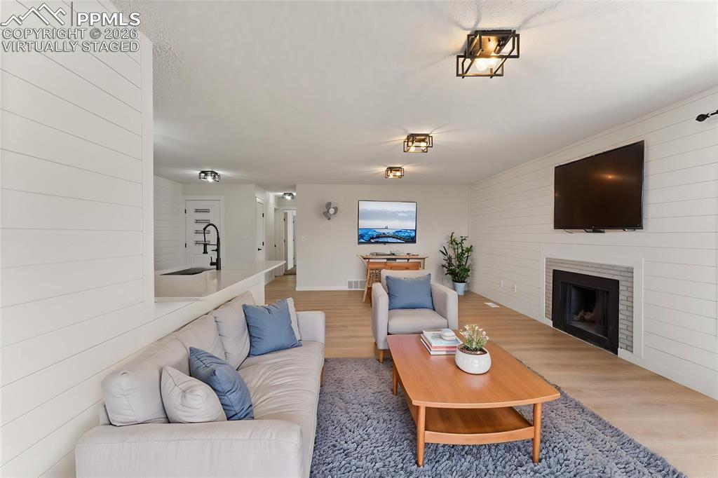 Living area - Virtually Staged