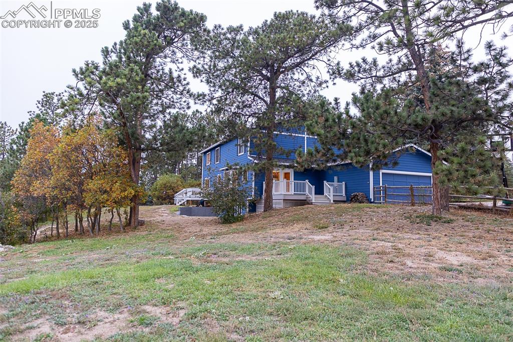 Large lot looking towards home.