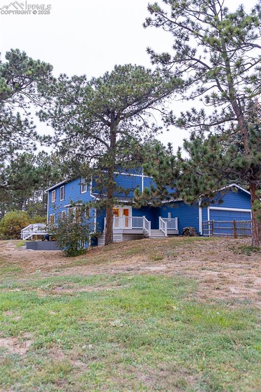 Large lot looking towards home.