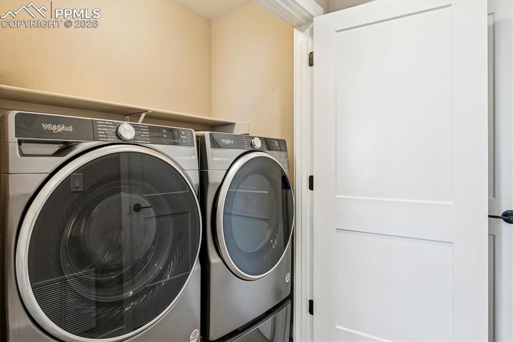 Upper Level Laundry Closet - Premium Washer & Dryer Included