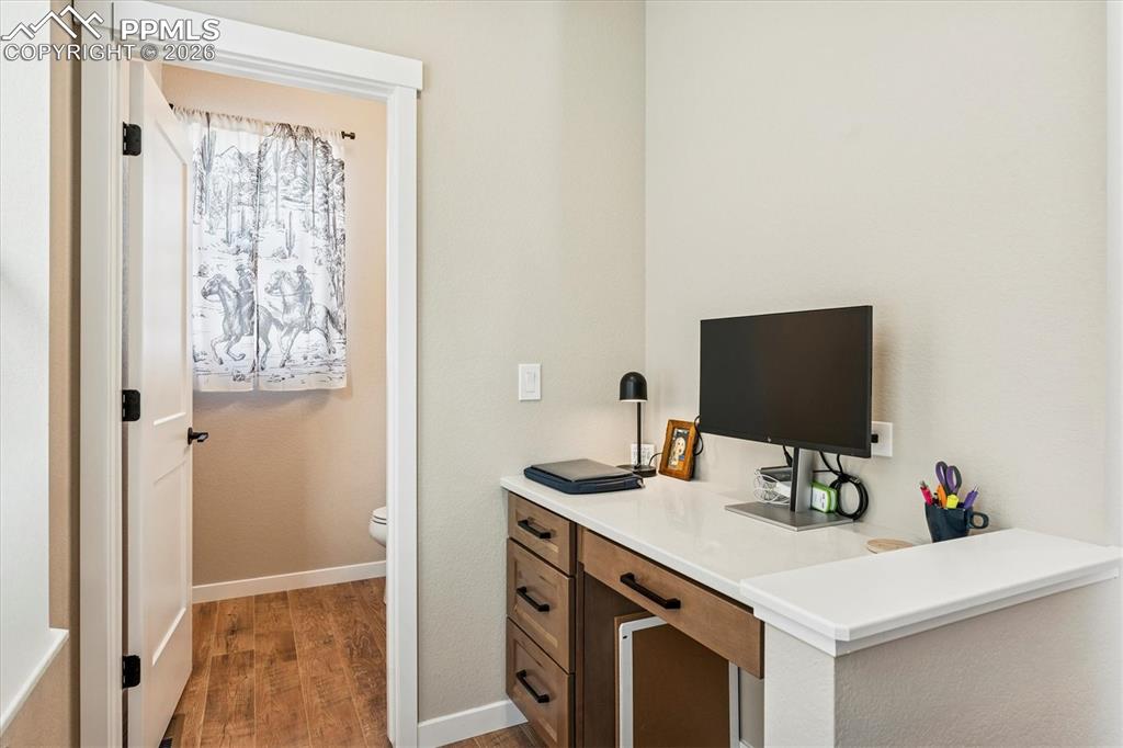 Convenient Main Level Pocket Office