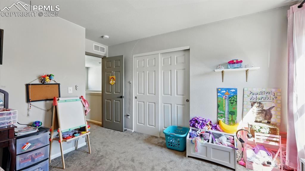 Upper Level Bedroom #3 has a generous closet.