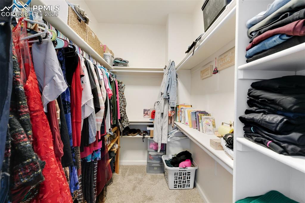 Primary walk-in closet
