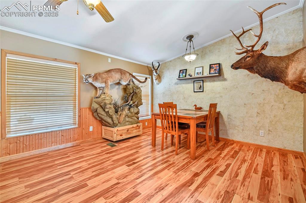 Large Dining Area with Large Window for Natural Light
