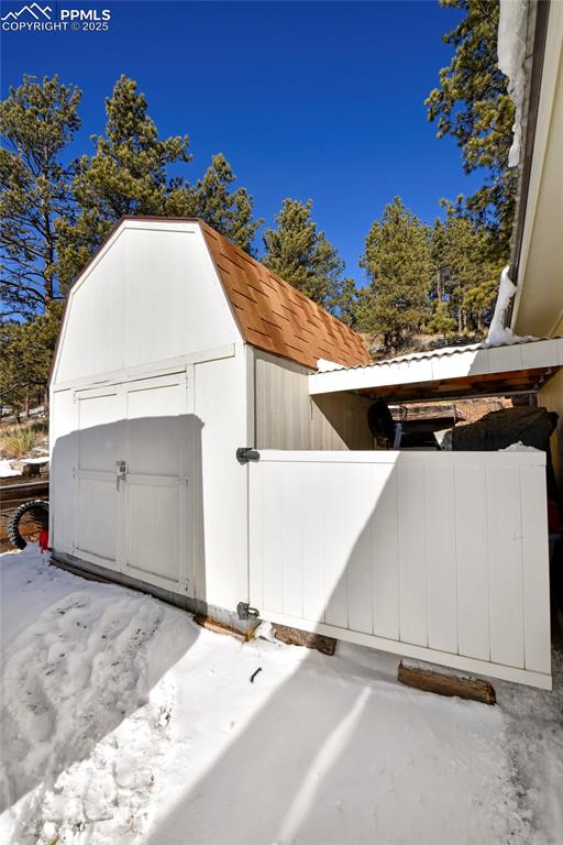 Oversized Shed with Privacy Gate