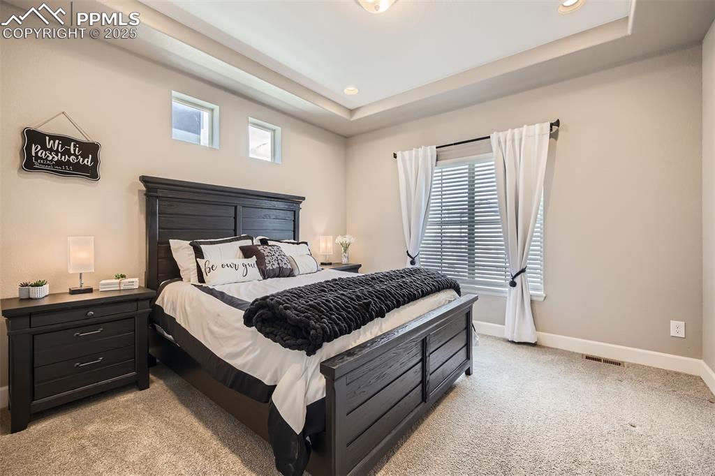 Bedroom on main floor with private ensuite full bath!!