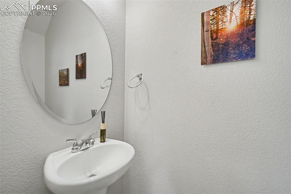 main level powder room