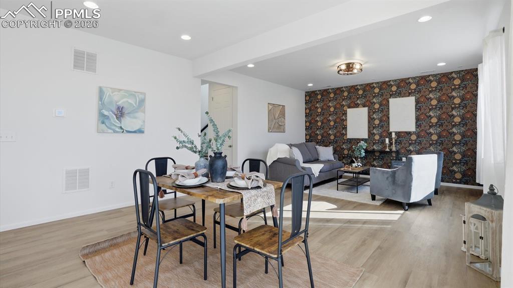 Dining Area and Great Room.