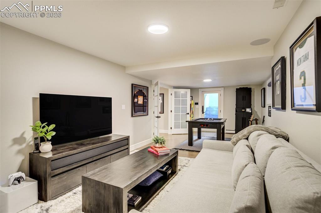 Basement Apartment living room