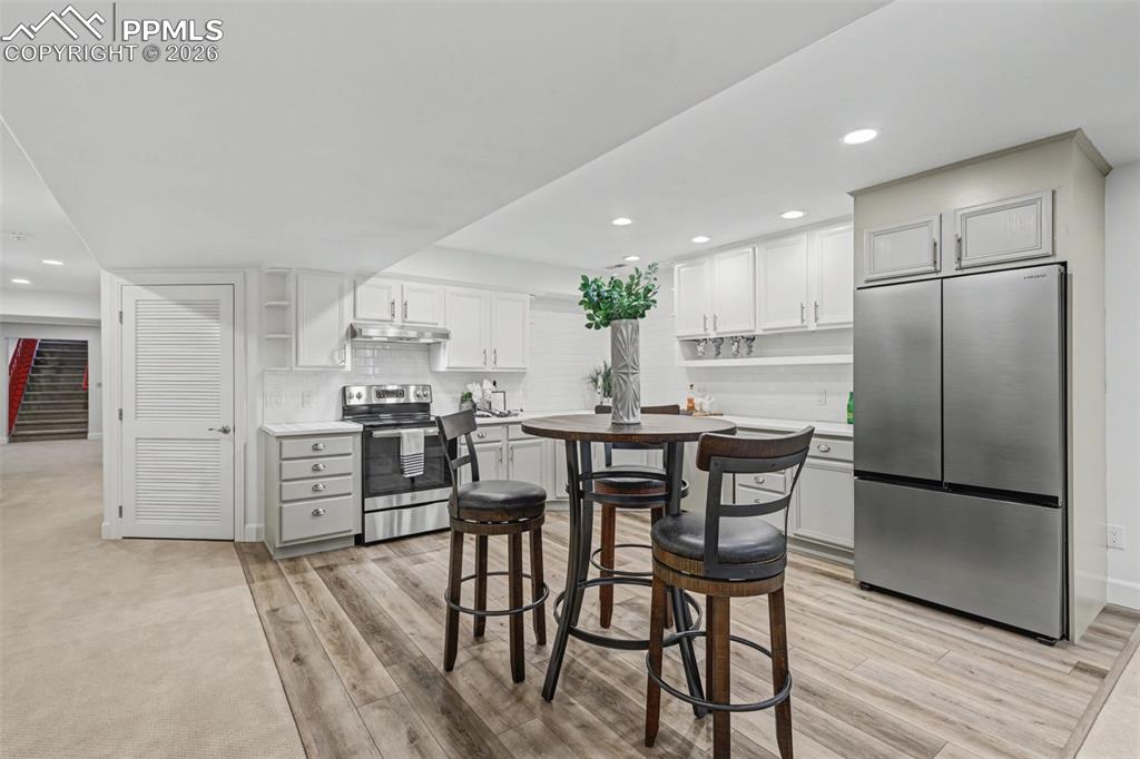 Full Kitchen in the walk out basement