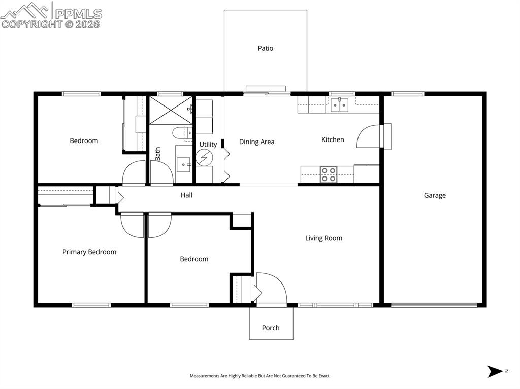 View of room layout