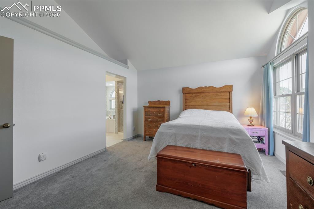 Primary bedroom to spa like bathroom