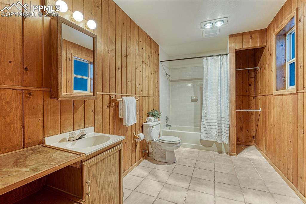 full bath on lower level