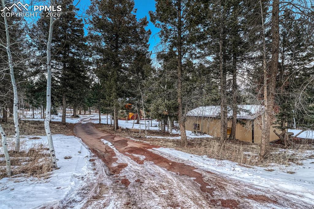 Driveway off of W. Valley Dr.