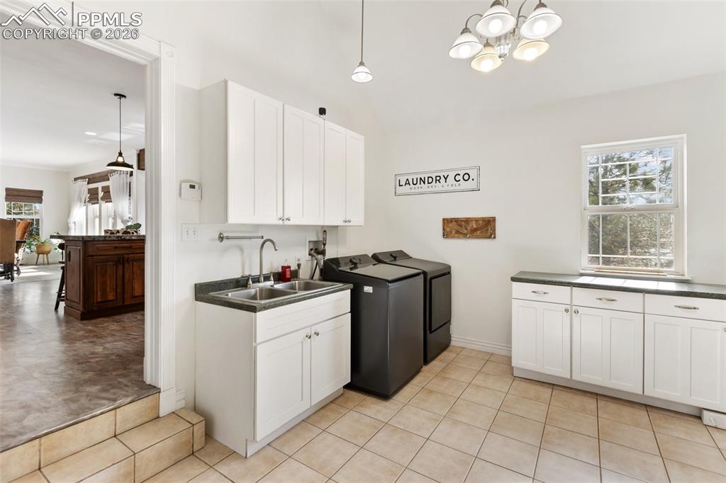 Laundry and mud room