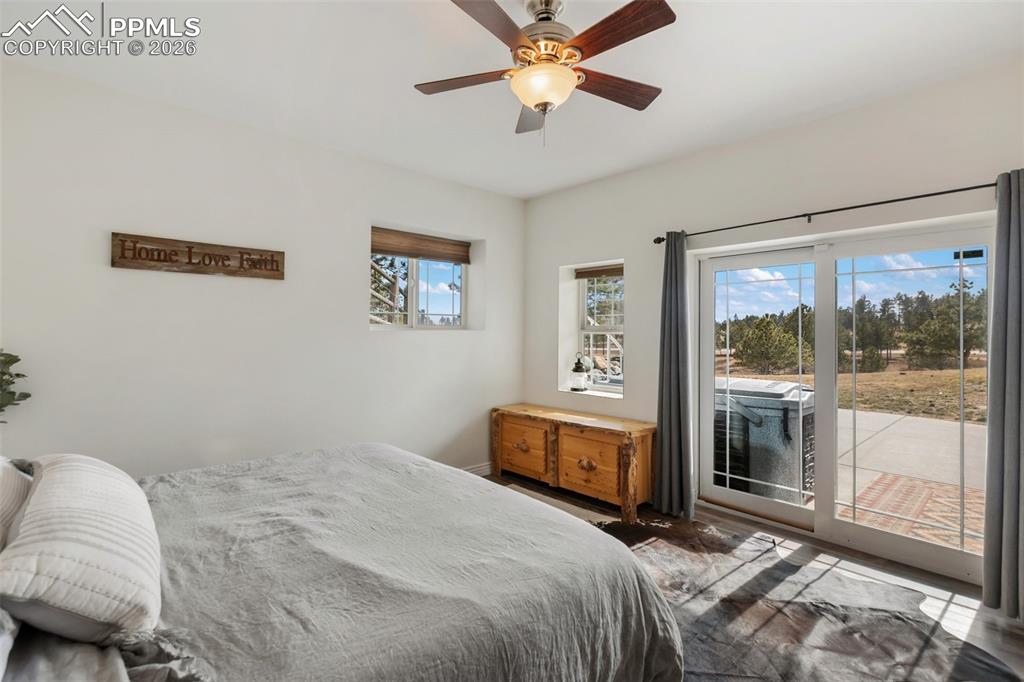 Basement walkout bedroom