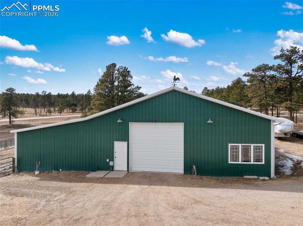 Barn with RV hook up