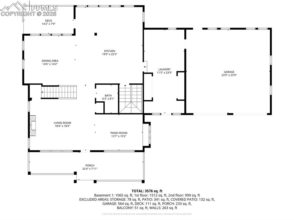 Main House Floor Plan Main Level
