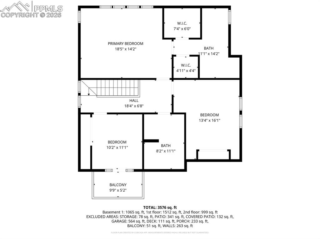 Main House Floor Plan Upper level